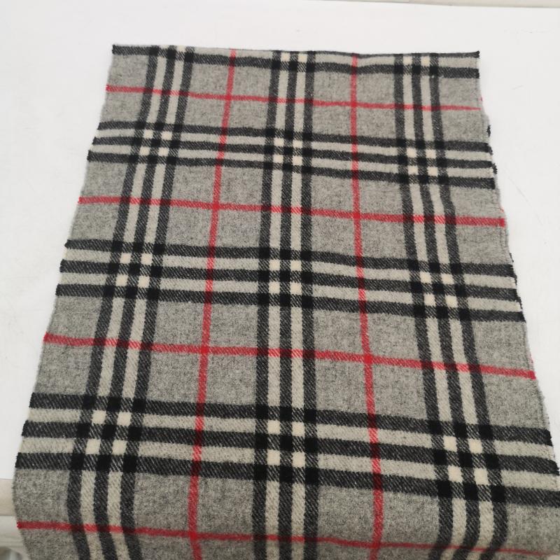 バーバリー BURBERRY マフラー マフラー ノバチェック ウール マフラー イングランド製 - 灰 / グレー / gray メンズ USED 古着 中古 50164724