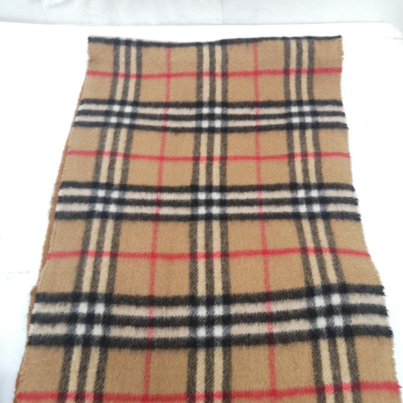 バーバリー BURBERRY マフラー マフラー カシミヤ カシミア 100％ ノバチェック マフラー イングランド製 - ベージュ / ベージュ / beige メンズ USED 古着 中古 50164725