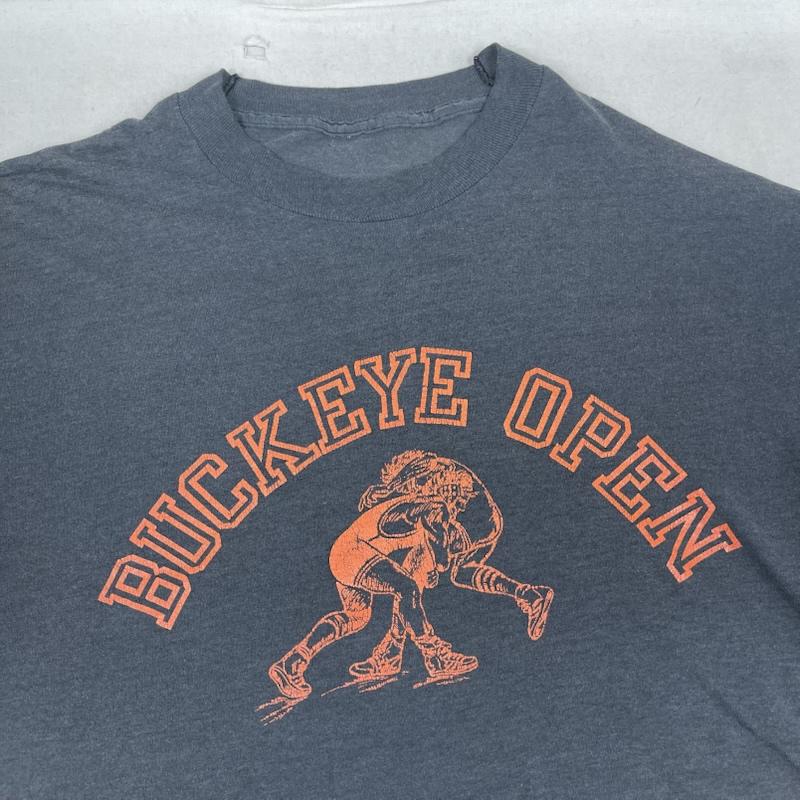 古着 USED Tシャツ 半袖 ヴィンテージ BUCKEYE OPEN グラフィック Tシャツ ダークグレー / ダークグレー / メンズ USED 古着 中古 50164729