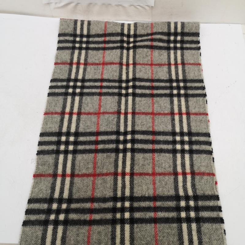 バーバリー BURBERRY マフラー マフラー ノバチェック ウール マフラー イングランド製 - 灰 / グレー / gray メンズ USED 古着 中古 50164732