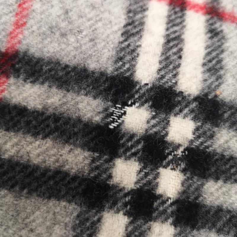 バーバリー BURBERRY マフラー マフラー ノバチェック ウール マフラー イングランド製 - 灰 / グレー / gray メンズ USED 古着 中古 50164732