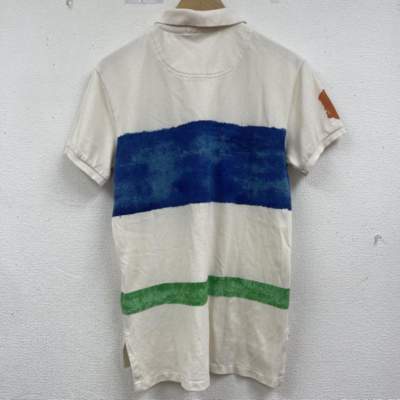 ポロバイラルフローレン Polo by RALPH LAUREN ポロシャツ 半袖 Big Pony ビッグポニー刺繍 Splatter Mesh Polo ペイント デザイン ポロシャツ S マルチカラー / マルチカラー / multicolor メンズ USED 古着 中古 50164733