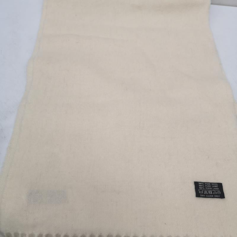 イヴサンローラン Yves Saint Laurent マフラー マフラー YSL ロゴ マフラー ストール - 白 / ホワイト / white レディース USED 古着 中古 50164734