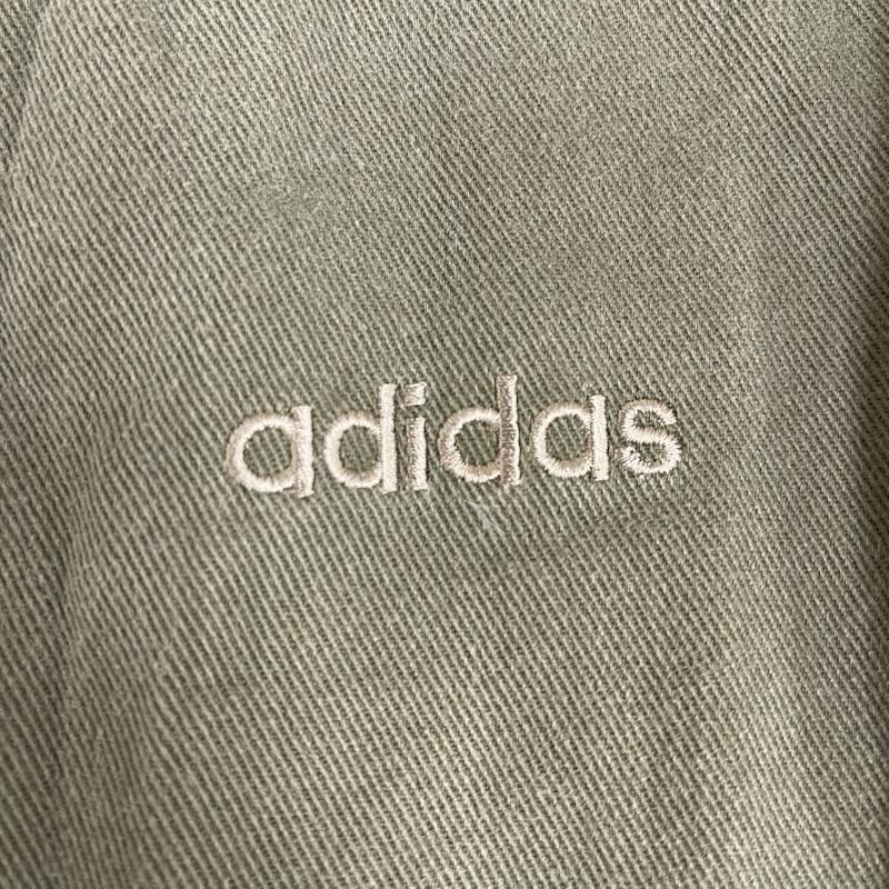 アディダス adidas ジャケット、上着 ジャンパー、ブルゾン 90s 00s ロゴ刺繍 トラック ジャケット ジャージ カーキ M カーキオリーブ / カーキオリーブ / メンズ USED 古着 中古 50164736