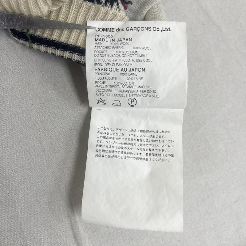 コムデギャルソンオムプリュス COMME des GARCONS HommePlus Tシャツ 半袖 10ss 日本製 ランダムコラージュ期 ドッキング ニット パッチワーク Tシャツ S ベージュ / ベージュ / beige レディース USED 古着 中古 50164737