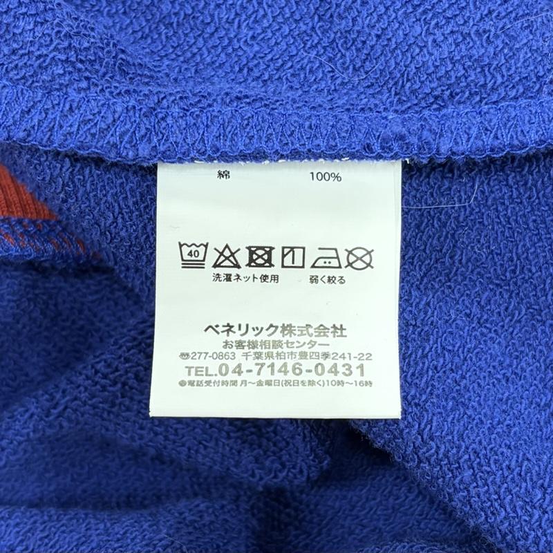 古着 USED パーカー 長袖 ジョジョの奇妙な冒険 アニメ10周年記念展 グイード・ミスタ＆セックス・ピストルズ イラスト パーカー L プリント 青 / ブルー / blue X 赤 / レッド / red メンズ USED 古着 中古 50164738