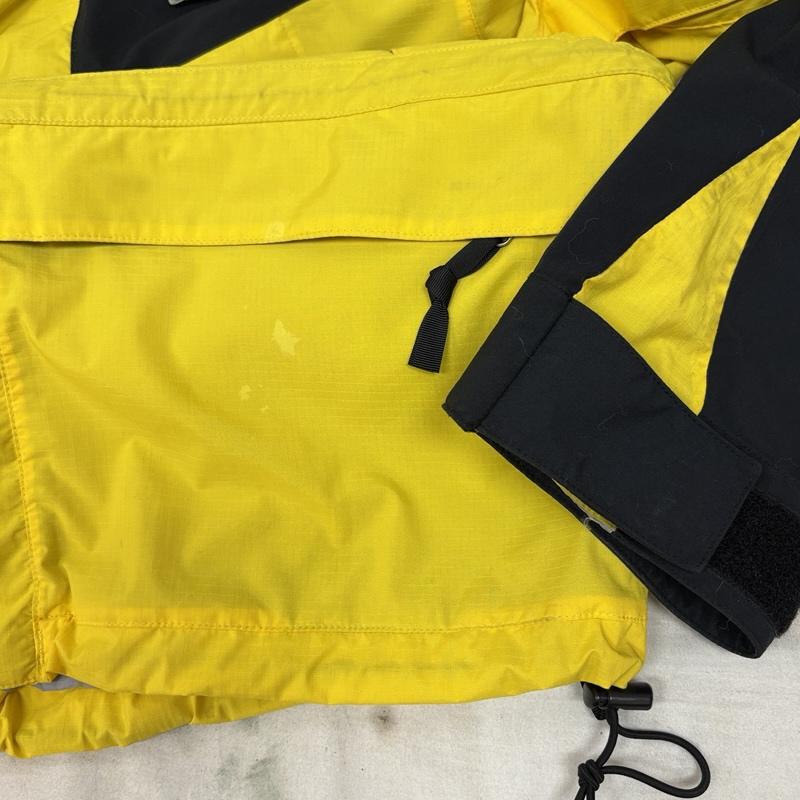 ザノースフェイス THE NORTH FACE ジャケット、上着 ジャンパー、ブルゾン Hydroseal ナイロン アウトドア ジャケット フード収納可 M 黒 / ブラック / black X 灰 / グレー / gray X 黄 / イエロー / yellow メンズ USED 古着 中古 50164741