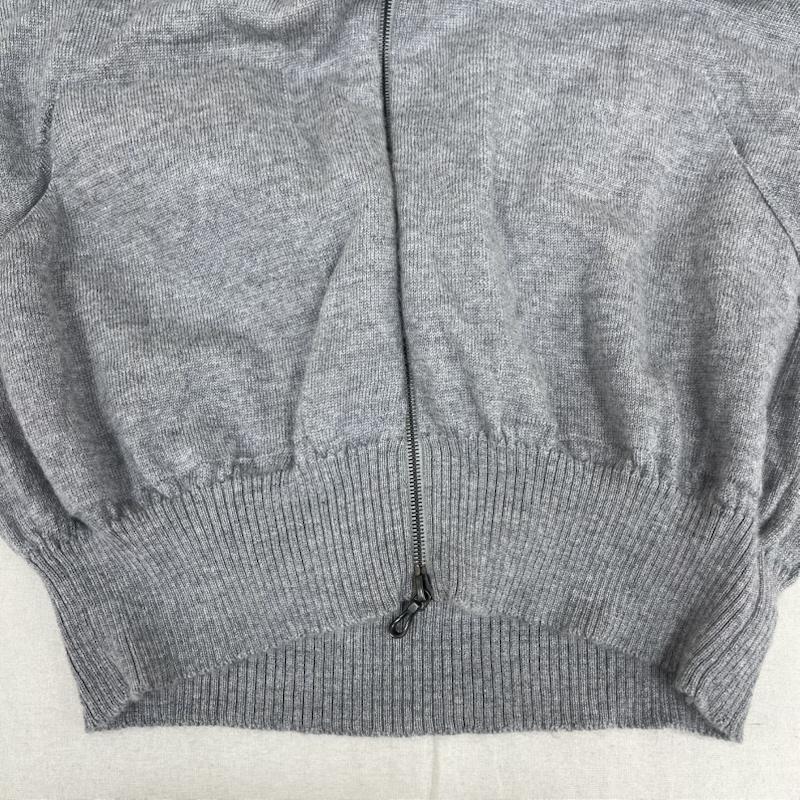 ジョンスメドレー JOHN SMEDLEY パーカー 長袖 イギリス製 フルジップ ウール ニット パーカー フーディー M 灰 / グレー / gray メンズ USED 古着 中古 50164742