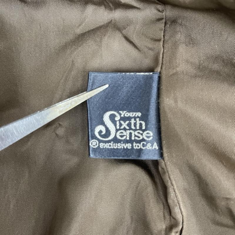 古着 USED コート 毛皮、ファー Your Sixth Sense リアルファー 毛皮 ハーフ コート アウター 茶 / ブラウン / brown レディース USED 古着 中古 50164745