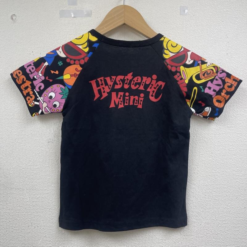 ヒステリック ミニ HYSTERIC MINI Tシャツ 半袖 Hysteric Orchestra MINIちゃん プリント ラグラン 半袖 Tシャツ 120cm 黒 / ブラック / black ボーイズ USED 古着 中古 50164747
