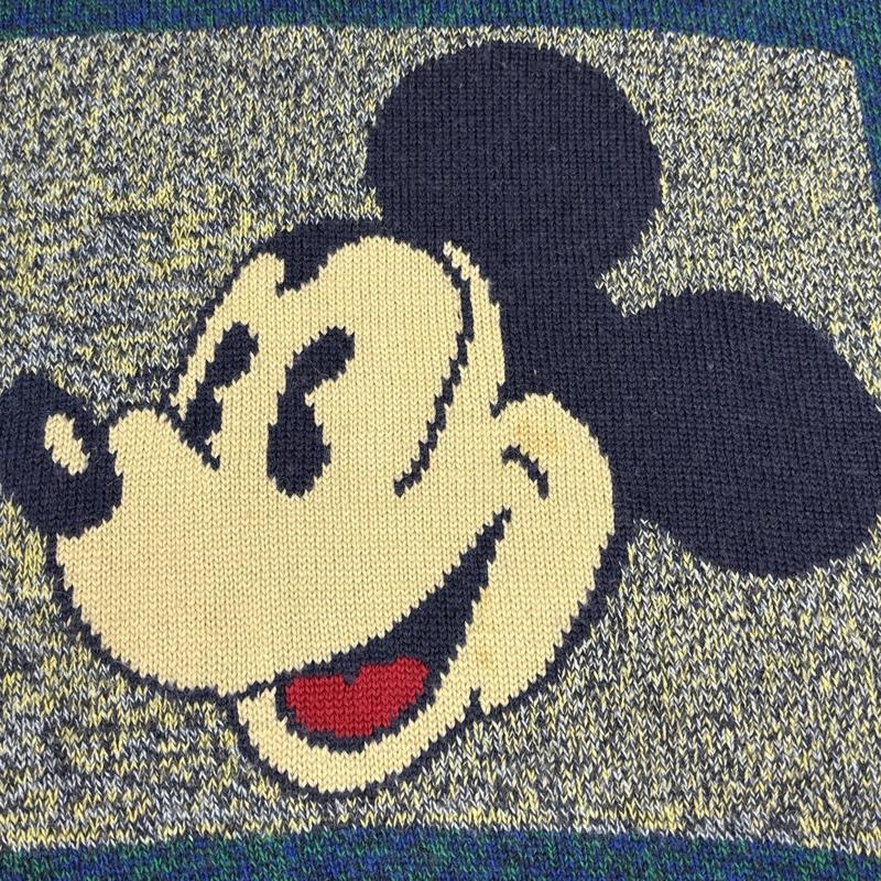 ディズニー Disney ニット、セーター 長袖 90年代 ビンテージ ミッキー モックネック ニット セーター 90s VINTAGE M メンズ USED 古着 中古 50164750