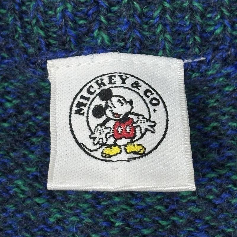 ディズニー Disney ニット、セーター 長袖 90年代 ビンテージ ミッキー モックネック ニット セーター 90s VINTAGE M メンズ USED 古着 中古 50164750