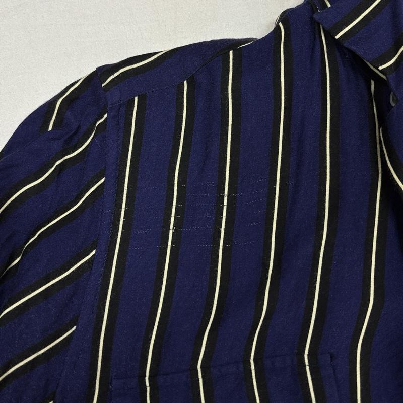 オアグローリー or Glory シャツ、ブラウス 半袖 ストライプ柄 オープンカラー 半袖 シャツ M ストライプ メンズ USED 古着 中古 50164753