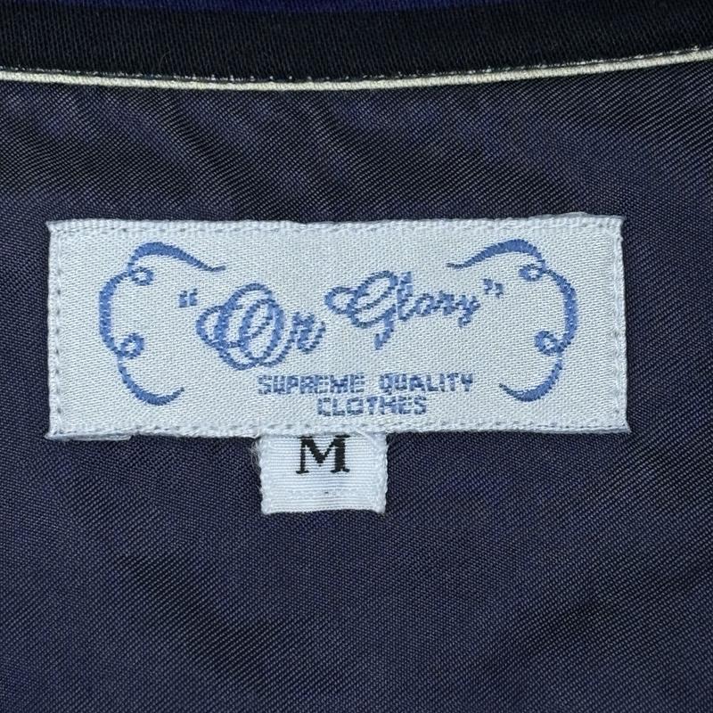 オアグローリー or Glory シャツ、ブラウス 半袖 ストライプ柄 オープンカラー 半袖 シャツ M ストライプ メンズ USED 古着 中古 50164753