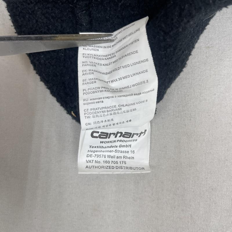 カーハート Carhartt トレーナー 長袖 アーチロゴ クルーネック スウェット シャツ トレーナー L 黒 / ブラック / black メンズ USED 古着 中古 50164756