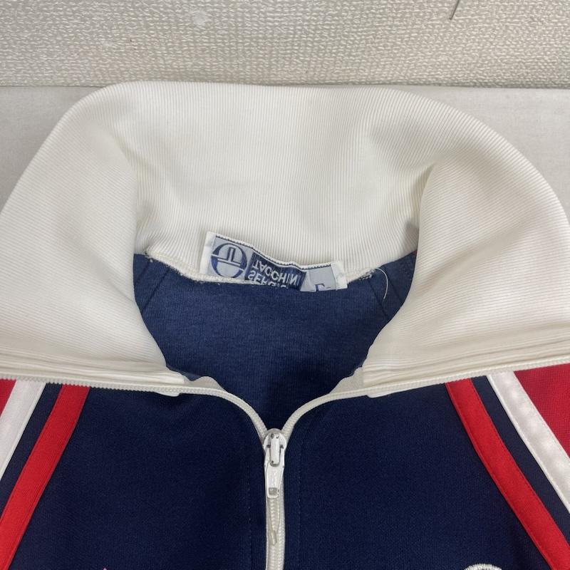 アディダス adidas ジャケット、上着 ジャンパー、ブルゾン Sergio Tacchini トレフォイルロゴ プリント トラック ジャケット ジャージ L 赤 / レッド / red メンズ USED 古着 中古 50164757