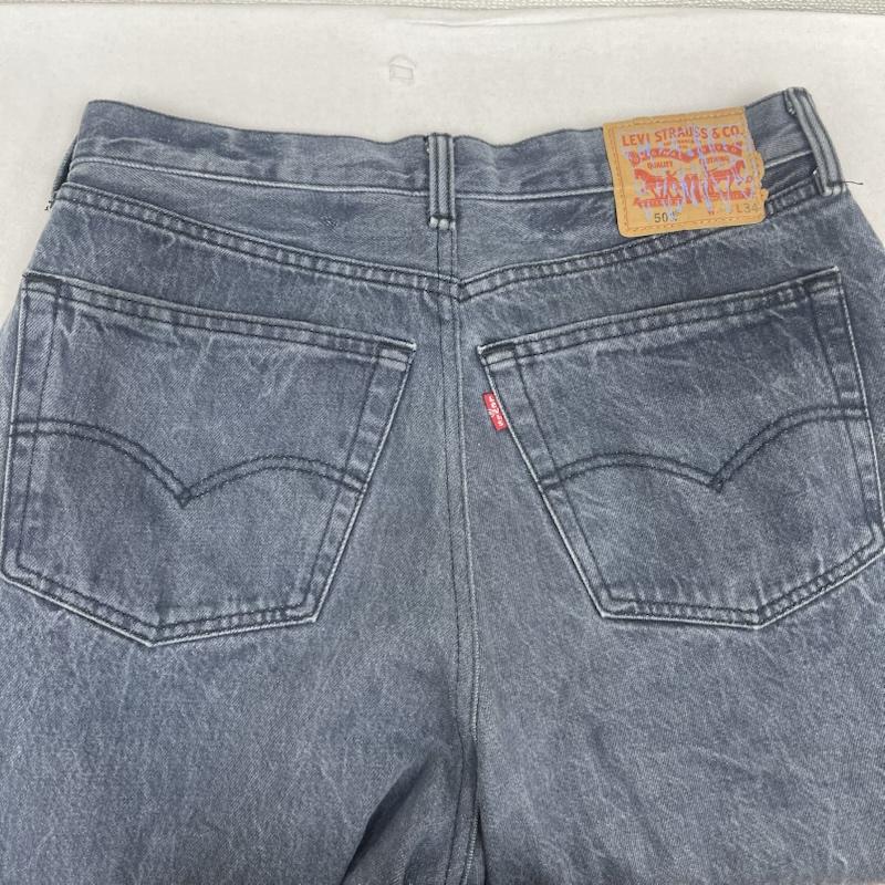 リーバイス Levi s パンツ デニム、ジーンズ TRAVS REMAKE 501 Pt トラビス リメイク ジーンズ デニム パンツ ダークグレー / ダークグレー / メンズ USED 古着 中古 50164758