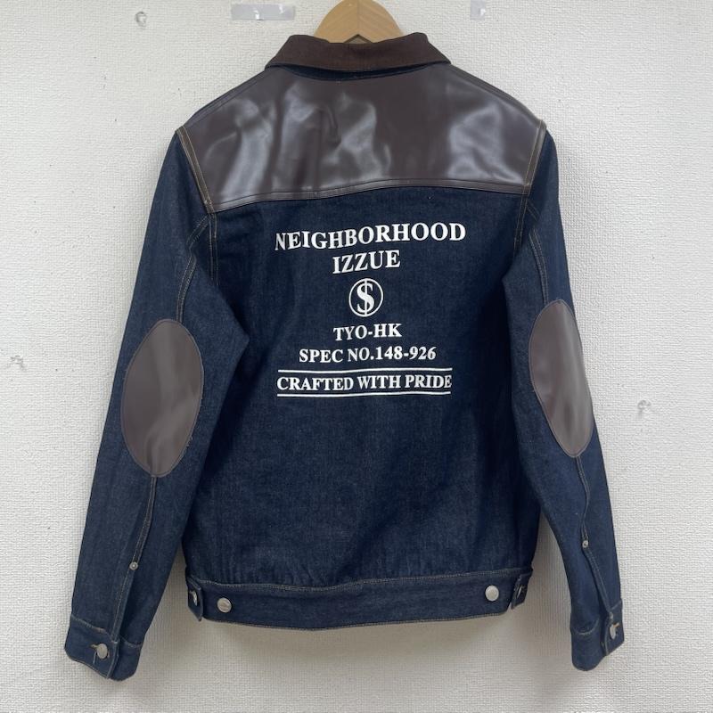 ネイバーフッド NEIGHBORHOOD ジャケット、上着 ジャンパー、ブルゾン izzue コラボ コーデュロイ レザー切り替え デニム ジャケット L インディゴ / インディゴ / Indigo メンズ USED 古着 中古 50164759