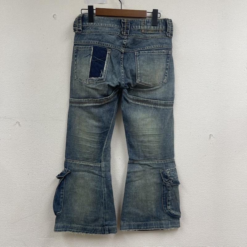 マリテフランソワジルボー MARITHEFRANCOISGIRBAUD パンツ デニム、ジーンズ 00s Y2k アーカイブ フレア パッチワーク デニム パンツ f7-1923 S インディゴ / インディゴ / Indigo レディース USED 古着 中古 50164761