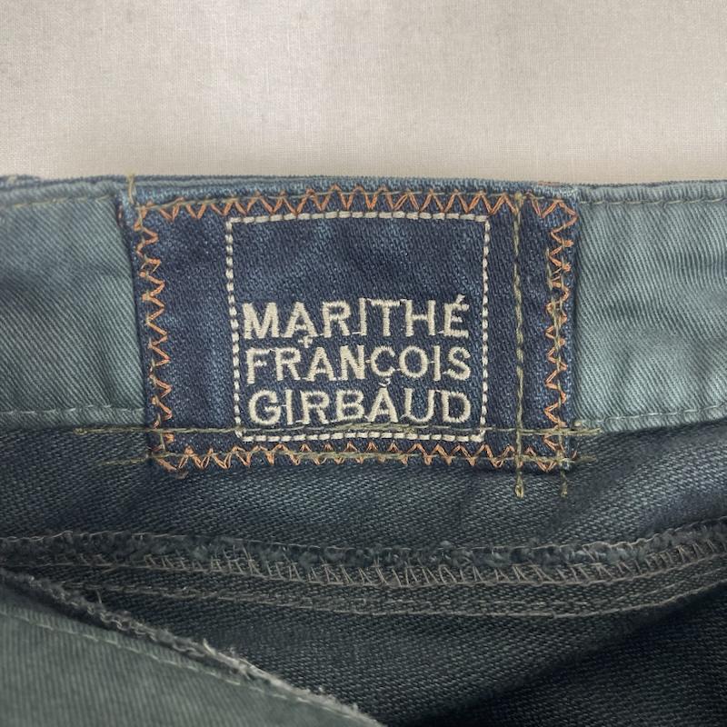 マリテフランソワジルボー MARITHEFRANCOISGIRBAUD パンツ デニム、ジーンズ 00s Y2K アーカイブ 変形 パッチワーク ギミック カーゴデニム パンツ S 紺 / ネイビー / navy レディース USED 古着 中古 50164762
