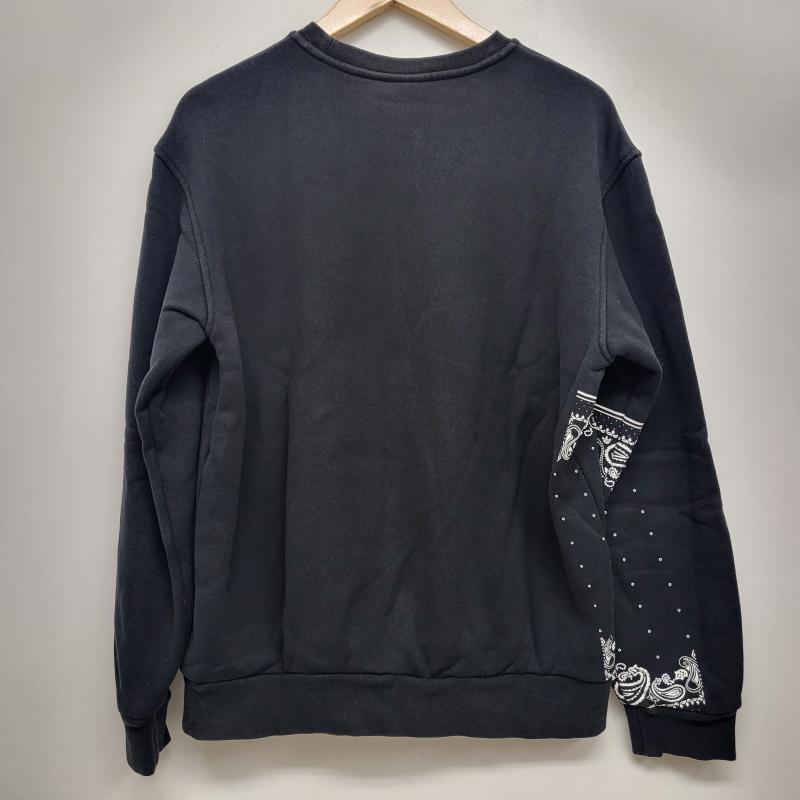 アディダス adidas トレーナー 長袖 Bandana Trefoil Crewneck Sweatshirt/スウェット//コットン/DV2013/M M 黒 / ブラック / black メンズ USED 古着 中古 50164763