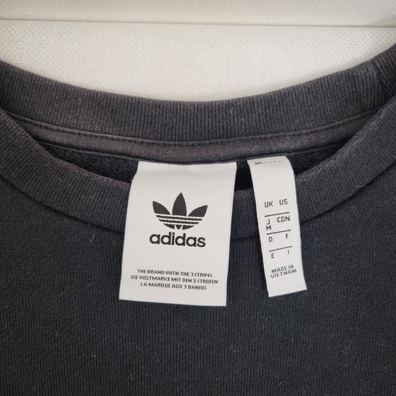 アディダス adidas トレーナー 長袖 Bandana Trefoil Crewneck Sweatshirt/スウェット//コットン/DV2013/M M 黒 / ブラック / black メンズ USED 古着 中古 50164763