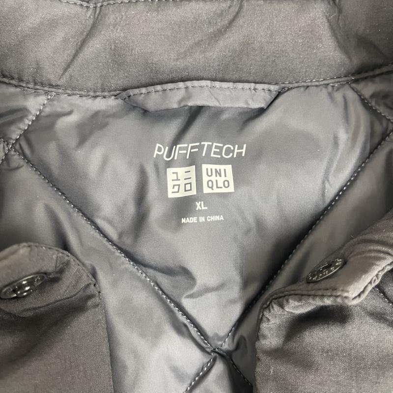 ユニクロ UNIQLO ジャケット、上着 ダウンジャケット PUFFTECH パフテック キルティング コーチ ジャケット XL 黒 / ブラック / black メンズ USED 古着 中古 50164768