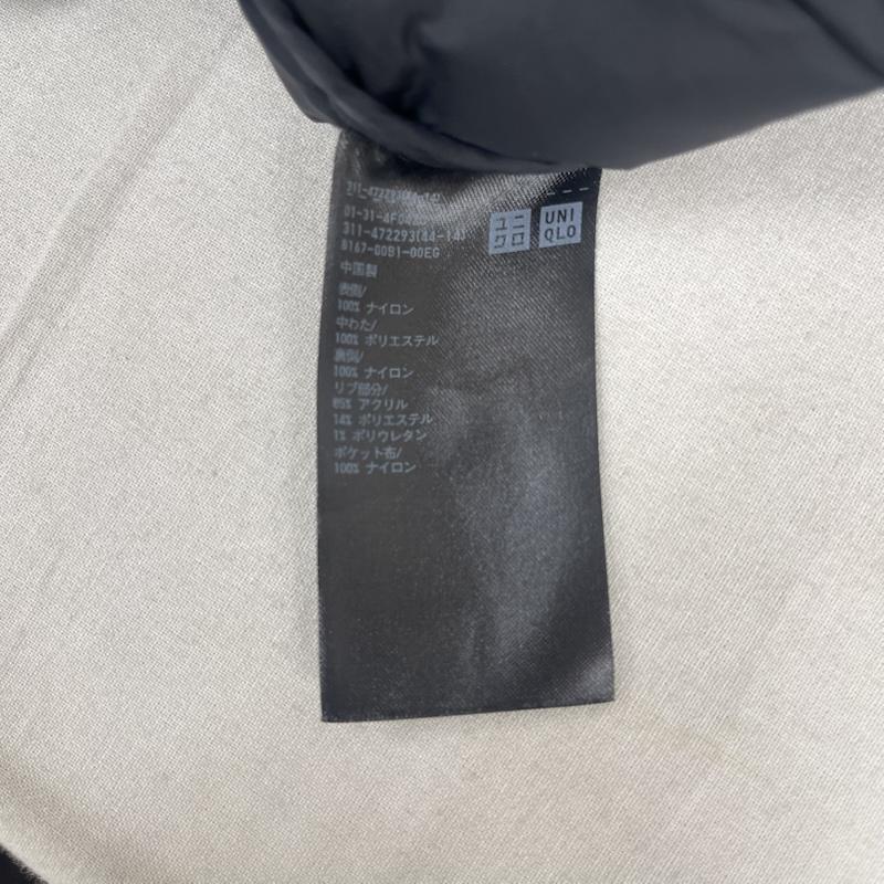 ユニクロ UNIQLO ジャケット、上着 ダウンジャケット PUFFTECH パフテック キルティング コーチ ジャケット XL 黒 / ブラック / black メンズ USED 古着 中古 50164768
