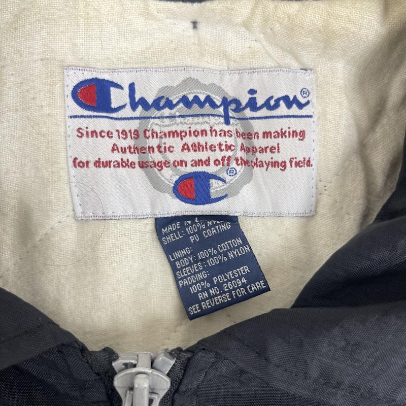 チャンピオン Champion ジャケット、上着 ジャンパー、ブルゾン 90s 00s UCLA ロゴ 刺繍 ナイロン ベンチ コーチ コート L 紺 / ネイビー / navy メンズ USED 古着 中古 50164769