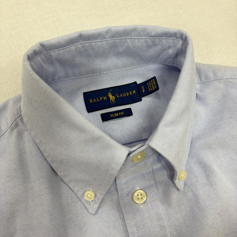 ラルフローレン RALPHLAUREN シャツ、ブラウス 長袖 ボタンダウン 長袖 ポニー刺繍 シャツ S ワンポイント X ロゴ、文字 X 刺繍 青 / ブルー / blue メンズ USED 古着 中古 50164771
