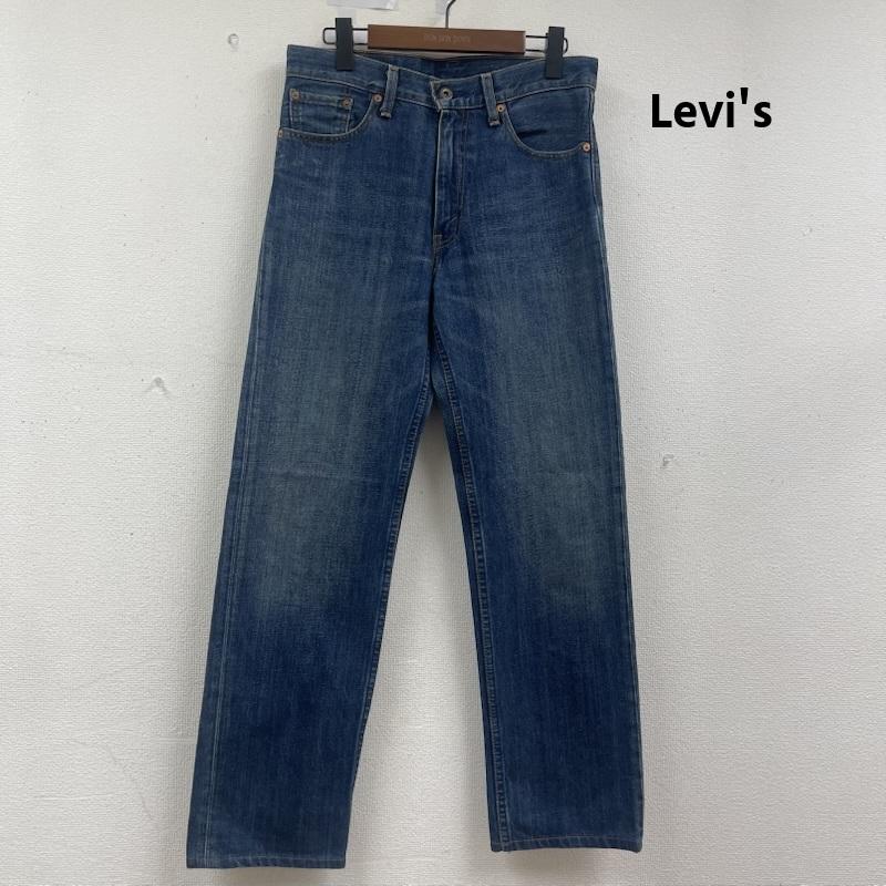 リーバイス Levi s パンツ デニム、ジーンズ 日本製 502 ジップフライ ストレート デニム パンツ 30インチ インディゴ / インディゴ / Indigo メンズ USED 古着 中古 50164776