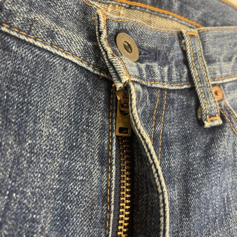 リーバイス Levi s パンツ デニム、ジーンズ 日本製 502 ジップフライ ストレート デニム パンツ 30インチ インディゴ / インディゴ / Indigo メンズ USED 古着 中古 50164776