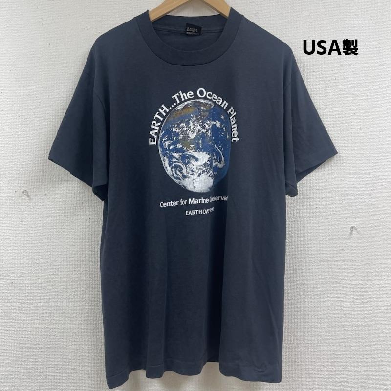 古着 USED Tシャツ 半袖 SCREEN STARS BEST 80s 90s USA製 ヴィンテージ 地球の日 アースデイ Tシャツ 黒 / ブラック / black メンズ USED 古着 中古 50164782