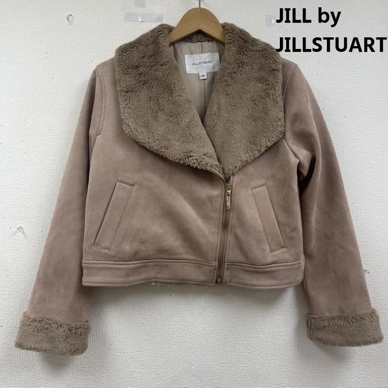 ジル バイ ジルスチュアート JILL by JILLSTUART ジャケット、上着 ライダース フェイク レザー ムートン ライダース ジャケット 125-0250604 桃 / ピンク / pink レディース USED 古着 中古 50164785