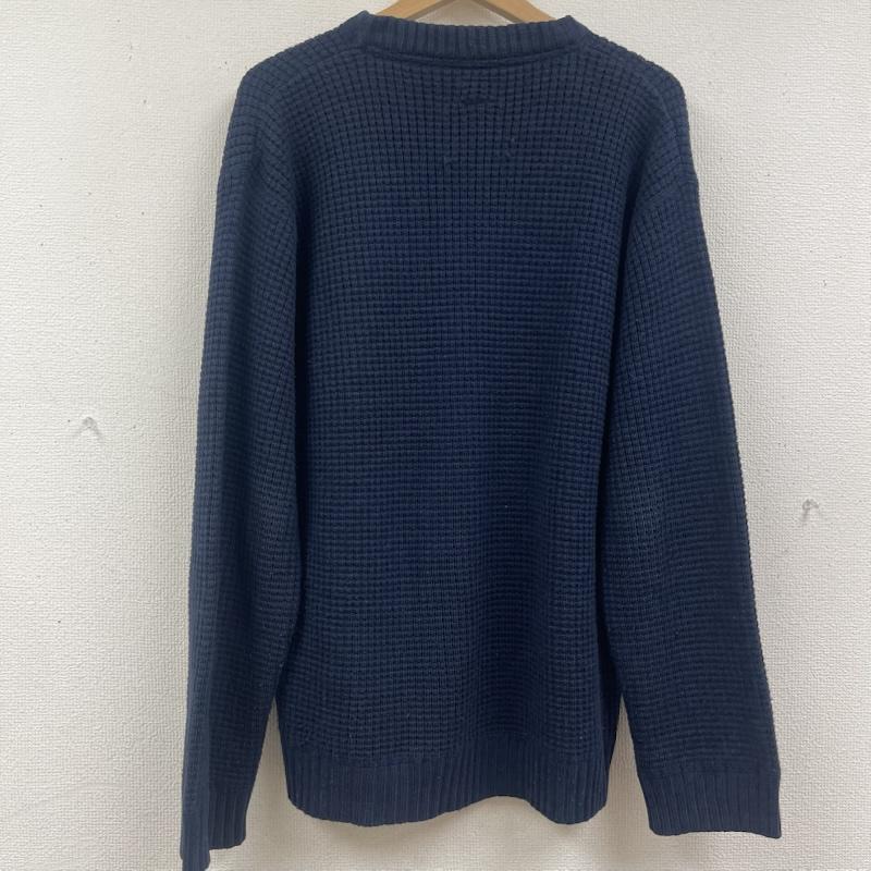 ステューシー STUSSY ニット、セーター 長袖 90s 紺タグ OLD STUSSY ワッフル編み 生地 セーター ニット M 紺 / ネイビー / navy メンズ USED 古着 中古 50164786