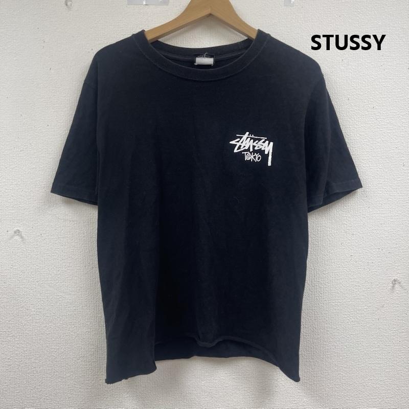 ステューシー STUSSY Tシャツ 半袖 メキシコ製 TOKYO ロゴ プリント 裾 切りっぱなし Tシャツ カットソー S 黒 / ブラック / black メンズ USED 古着 中古 50164790