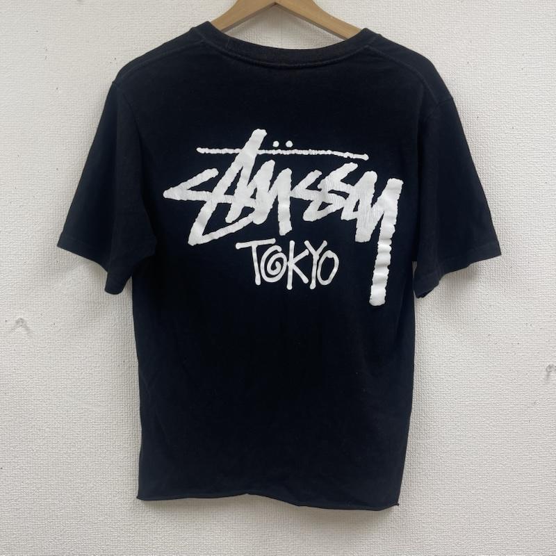 ステューシー STUSSY Tシャツ 半袖 メキシコ製 TOKYO ロゴ プリント 裾 切りっぱなし Tシャツ カットソー S 黒 / ブラック / black メンズ USED 古着 中古 50164790