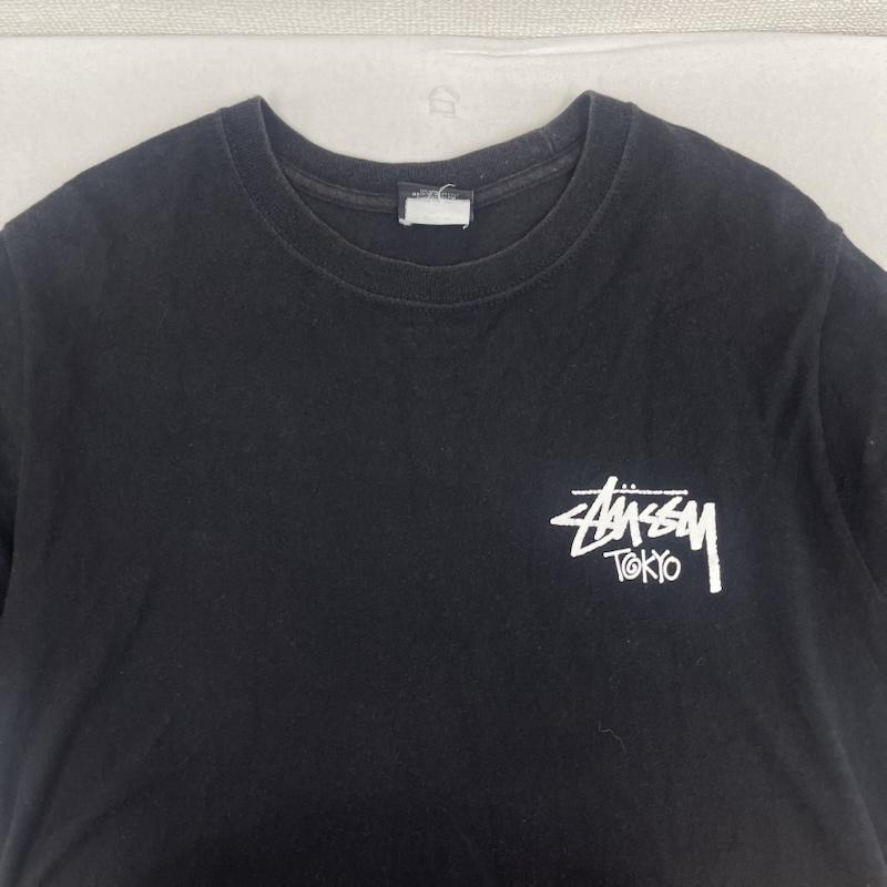 ステューシー STUSSY Tシャツ 半袖 メキシコ製 TOKYO ロゴ プリント 裾 切りっぱなし Tシャツ カットソー S 黒 / ブラック / black メンズ USED 古着 中古 50164790