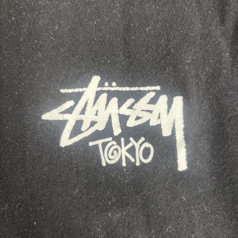 ステューシー STUSSY Tシャツ 半袖 メキシコ製 TOKYO ロゴ プリント 裾 切りっぱなし Tシャツ カットソー S 黒 / ブラック / black メンズ USED 古着 中古 50164790