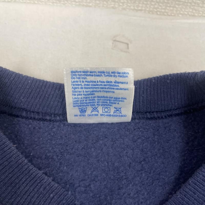 ヘインズ HANES トレーナー 長袖 90s USA製 ACTIVEWEAR PENN STATE カレッジ スウェット シャツ XL 紺 / ネイビー / navy メンズ USED 古着 中古 50164791