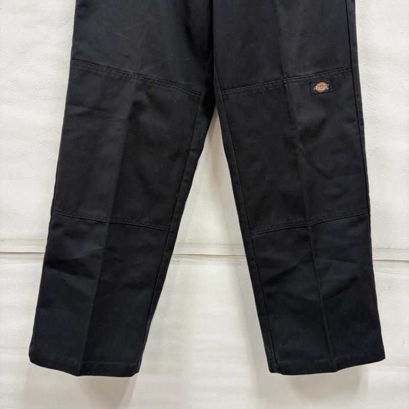 ディッキーズ Dickies パンツ ワークパンツ、ペインターパンツ ルーズフィット ダブルニー ワークパンツ イージー 30インチ 無地 黒 / ブラック / black メンズ USED 古着 中古 50164794