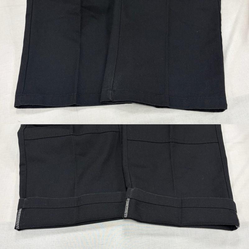 ディッキーズ Dickies パンツ ワークパンツ、ペインターパンツ ルーズフィット ダブルニー ワークパンツ イージー 30インチ 無地 黒 / ブラック / black メンズ USED 古着 中古 50164794