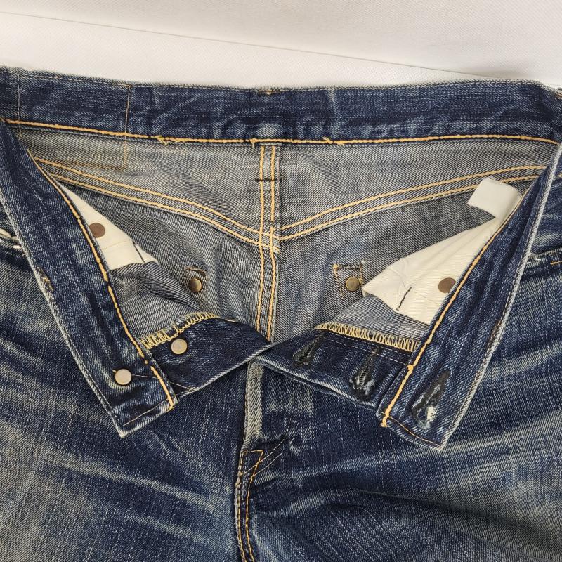フラットヘッド FLATHEAD パンツ デニム、ジーンズ アメカジ ダメージ - メンズ USED 古着 中古 50164796