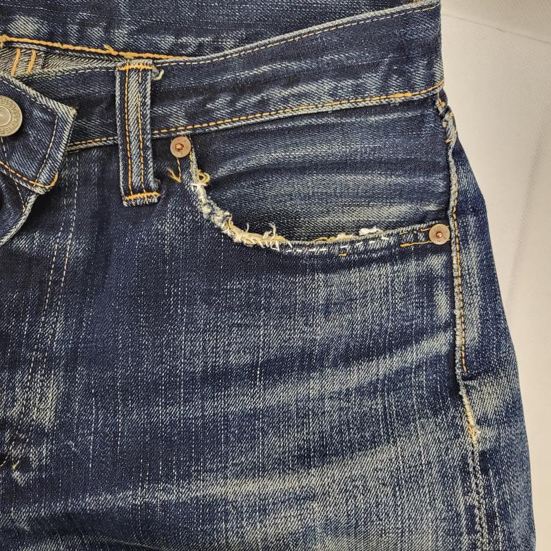 フラットヘッド FLATHEAD パンツ デニム、ジーンズ アメカジ ダメージ - メンズ USED 古着 中古 50164796