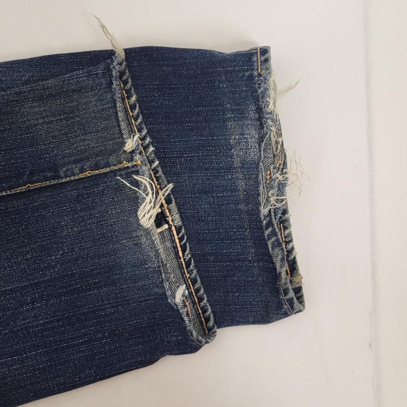 フラットヘッド FLATHEAD パンツ デニム、ジーンズ アメカジ ダメージ - メンズ USED 古着 中古 50164796
