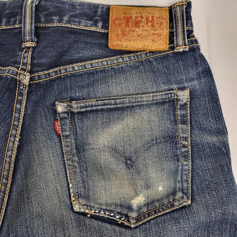 フラットヘッド FLATHEAD パンツ デニム、ジーンズ アメカジ ダメージ - メンズ USED 古着 中古 50164796