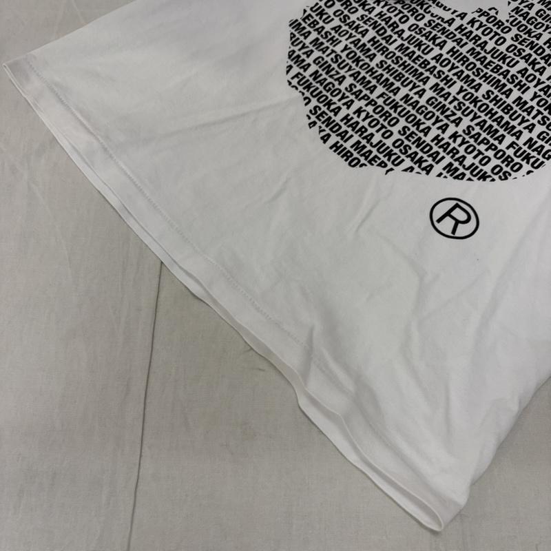 アベイシングエイプ A BATHING APE Tシャツ 半袖 JAPAN APE HEAD TEE コットン天竺 white S 完売品 S ロゴ、文字 X プリント X キャラクター 白 / ホワイト / white X 黒 / ブラック / black メンズ USED 古着 中古 50164798