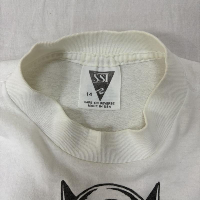 ヴィンテージ VINTAGE Tシャツ 半袖 USA製 ©DC COMICS キャットウーマン プリントTシャツ white SSI社製ボディ S キャラクター X プリント 白 / ホワイト / white X 黒 / ブラック / black レディース USED 古着 中古 50164799