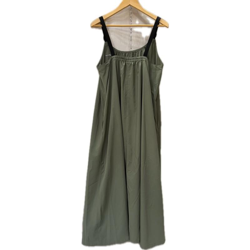 コロンビア Columbia ワンピース ロングスカート PL1968 W DAISY PARK OFZ DRESS サイプレス オリーブグリーン L 冷感 吸汗速乾 UVカット オムニシェイド L ロゴ、文字 オリーブグリーン / オリーブグリーン / レディース USED 古着 中古 50164802