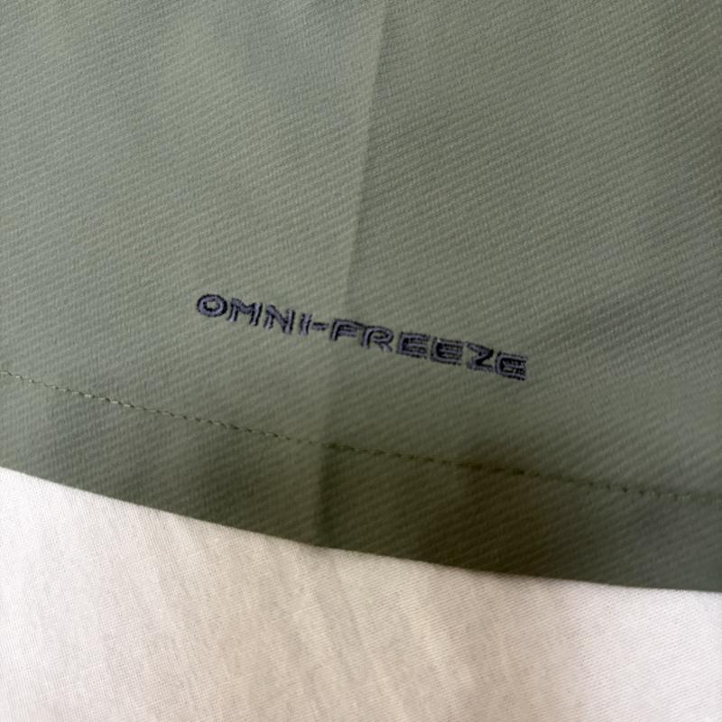 コロンビア Columbia ワンピース ロングスカート PL1968 W DAISY PARK OFZ DRESS サイプレス オリーブグリーン L 冷感 吸汗速乾 UVカット オムニシェイド L ロゴ、文字 オリーブグリーン / オリーブグリーン / レディース USED 古着 中古 50164802